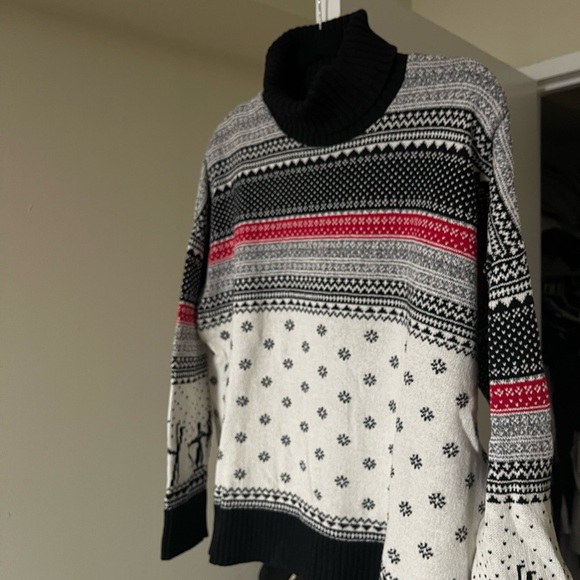 PARKHURST Cotton Country Turtleneck Ski Sweater - Picture 3 of 5